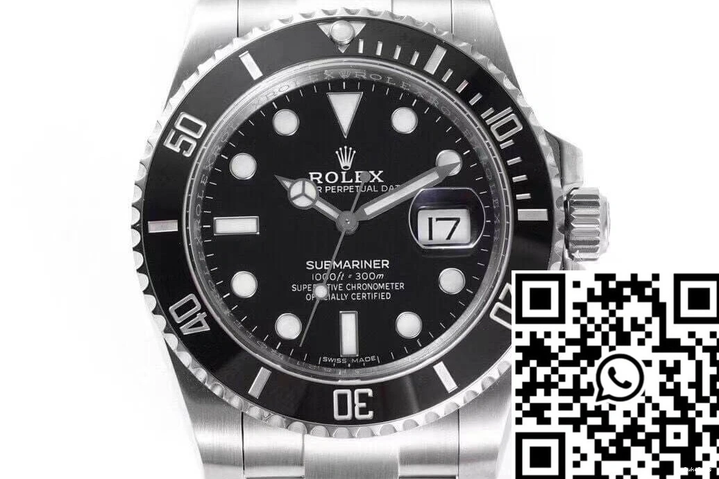 Rolex Dial Submariner Factory Black Steel 116610LN-97200 Strap Stainless ZF 0716